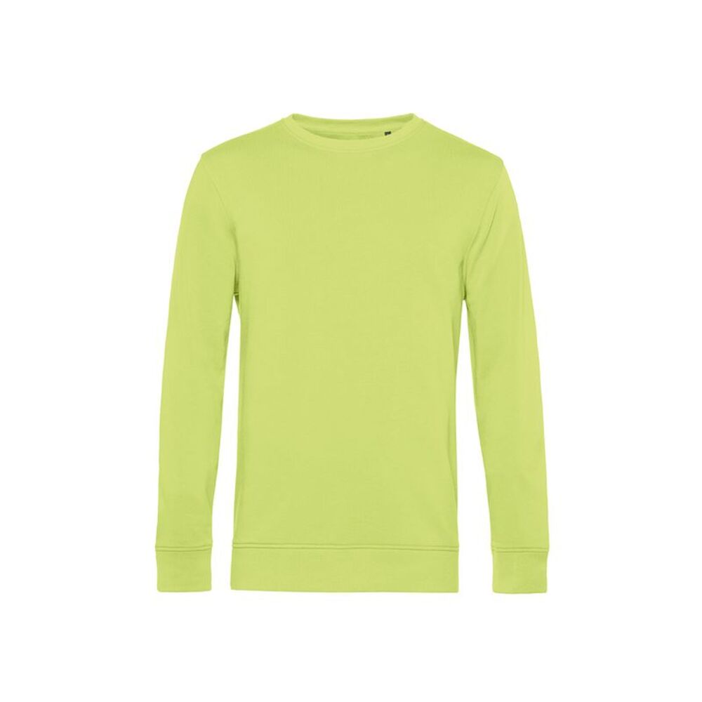 B&C Mens Crew Neck Sweat / Lime